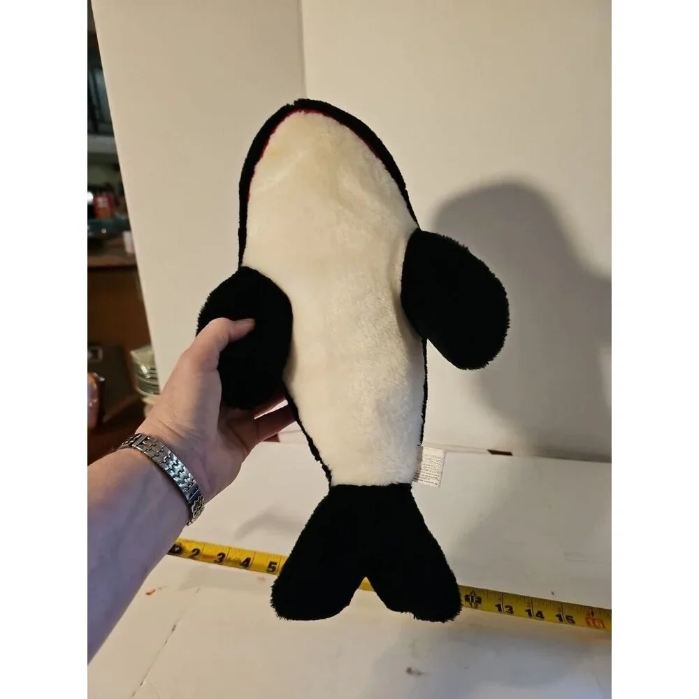 Sea World Black White Plush Large Orca‎ Whale 15